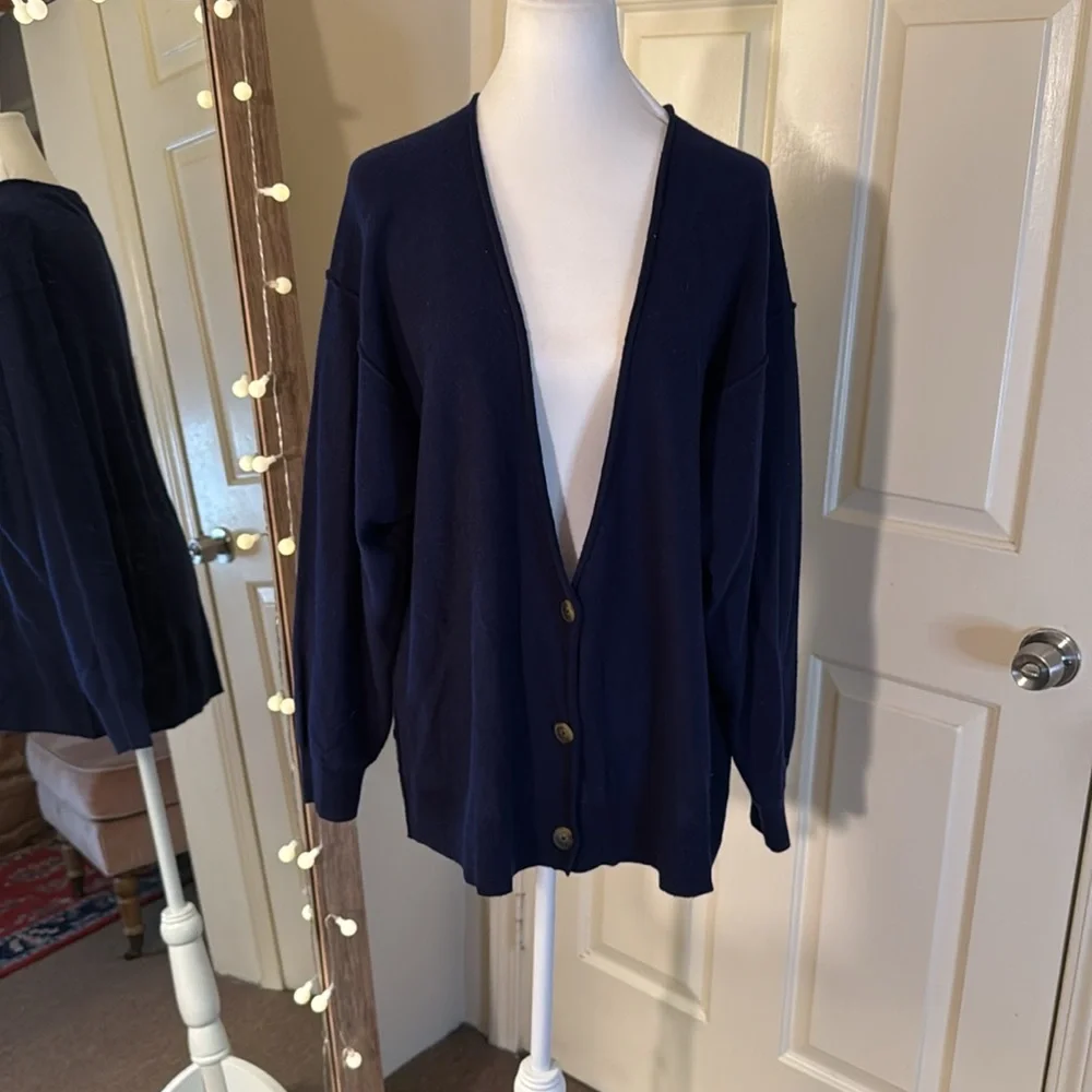 Free People School Boy Cashmere Cardi